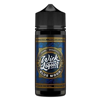 Wick Liquor Blue Moon 100ml Vape Juice - Add Nic Shot#0 Nic Shots>1 x 18mg Nic Shot>2 x 18mg Nic Shots