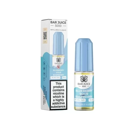 Blueberry Sour Raspberry Bar Juice 5000 10ml Nic Salt E liquid
