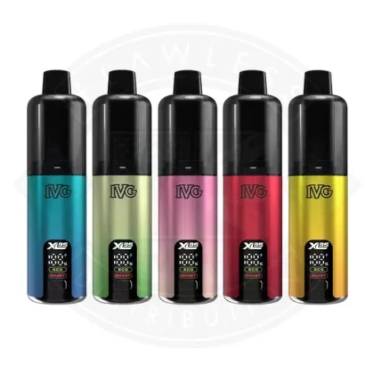 IVG XL35 Prefilled Vape Kit - Flavours#Blue Raspberry Ice>Blue Sour Raspberry>Cherry Peach Lemon>Classic Menthol>Fizzy Cherry>Green Apple>Guava Pineapple Passionfruit>Lemon & Lime>Peach Ice>