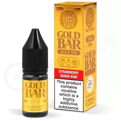 Strawberry Guava Kiwi Nic Salt E-Liquid by Gold Bar Salts