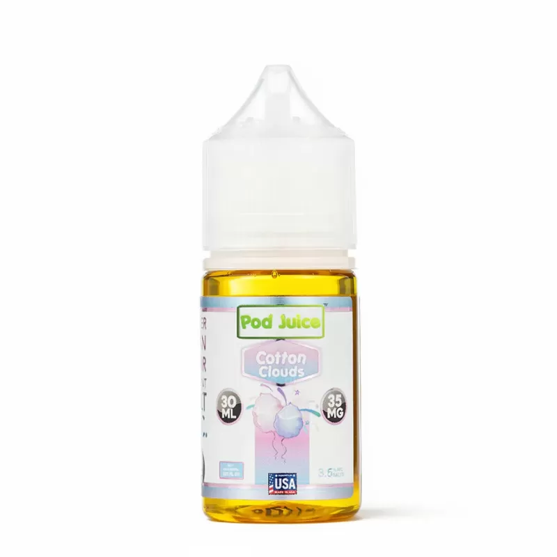 Pod Juice Cotton Clouds – Cotton Candy Salt Nic 30mL