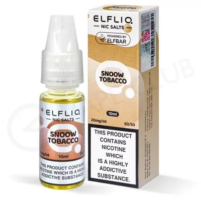 Snoow Tobacco Nic Salt E-Liquid by Elf Bar Elfliq - Ecigpremium