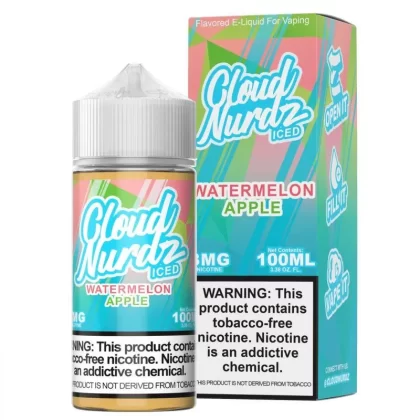 Watermelon Apple Iced by Cloud Nurdz TFN 100mL - 18MG