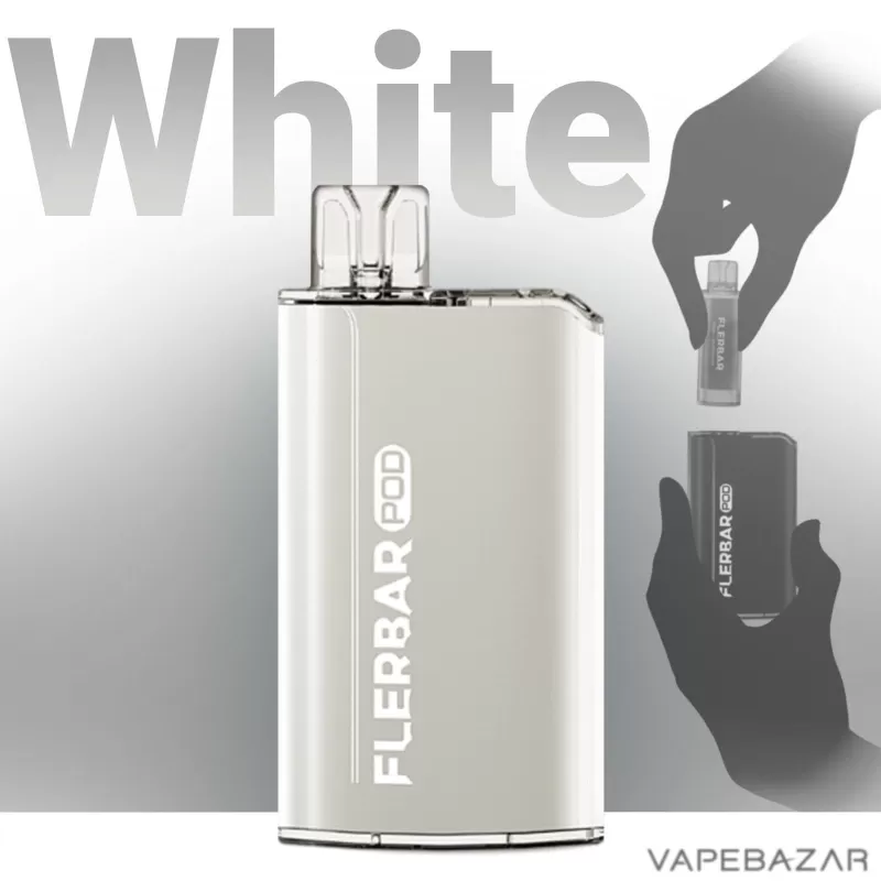 Flerbar Podsystem Kit – Weiß - Vape Store - Image 2