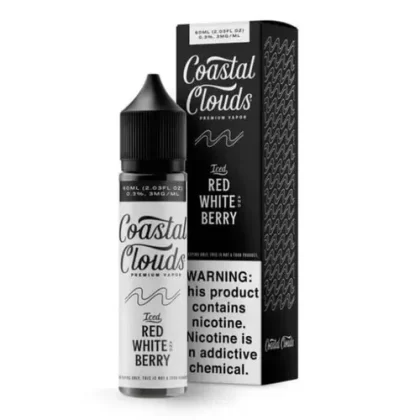 Coastal Clouds Iced Red White & Berry (Bom Pop) 60ml E-Juice - Eliquidsupply