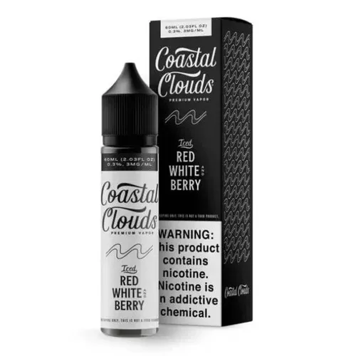 Coastal Clouds Iced Red White & Berry (Bom Pop) 60ml E-Juice - Eliquidsupply