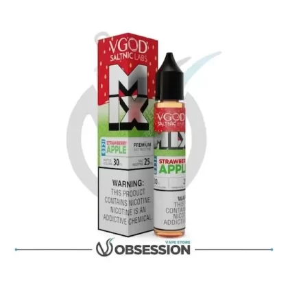 Mix Iced Strawberry Apple eLiquid By VGOD SaltNic | 30ml