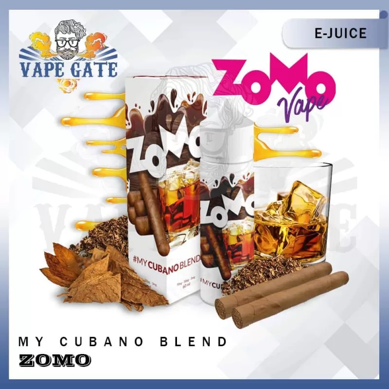 Cubano Blend 60ml E liquid by Zomo - 3 mg / 60 ml