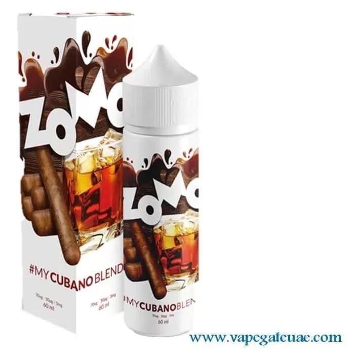 Cubano Blend 60ml E liquid by Zomo - 3 mg / 60 ml - Image 3