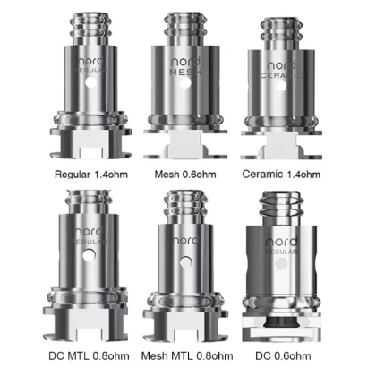 5pcs-pack - Smok Nord Replacement Coils for Priv N19 Kit, Vape Pen Nord 19 kit, Vape Pen Nord 22 Kit, Nord Aio 19 Kit, Nord Aio 22 Kit, Alike Kit, Nord 2 Kit, Fetch Mini Kit, RPM40 Kit, Nord