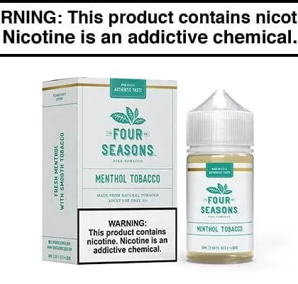MENTHOL TOBACCO BY FOUR SEASONS 30ML/60ML - Vapejuice
