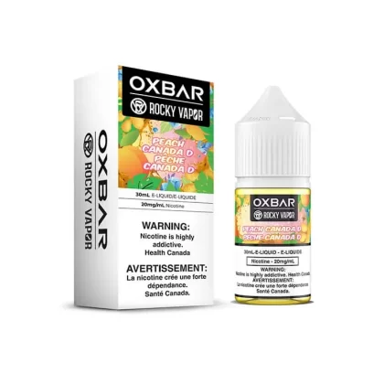 Rocky Vapor OxBar E-liquids – Peach Canada D - 20mg (Tax)
