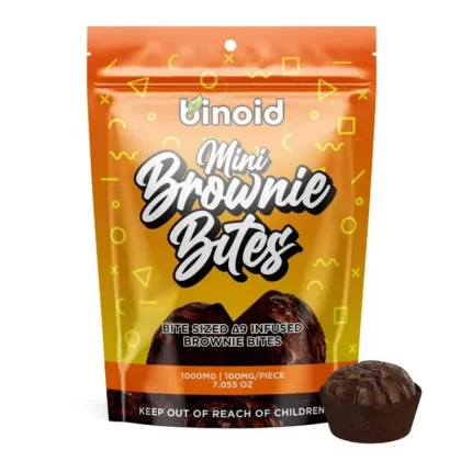Binoid Delta 9 Brownie Bites – 1000mg - Count#1 Pack>2 Pack (10% off)>3 Pack (10% off)