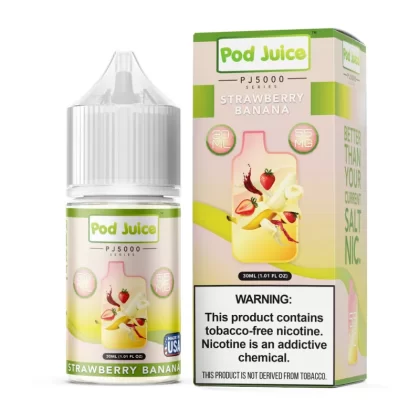 Strawberry Banana by Pod Juice PJ5000 Series Salt 30mL - 55MG