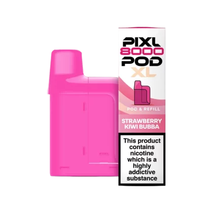 Strawberry Kiwi Bubba Pixl 8000 Refill Pack - 20mg - Vape Product