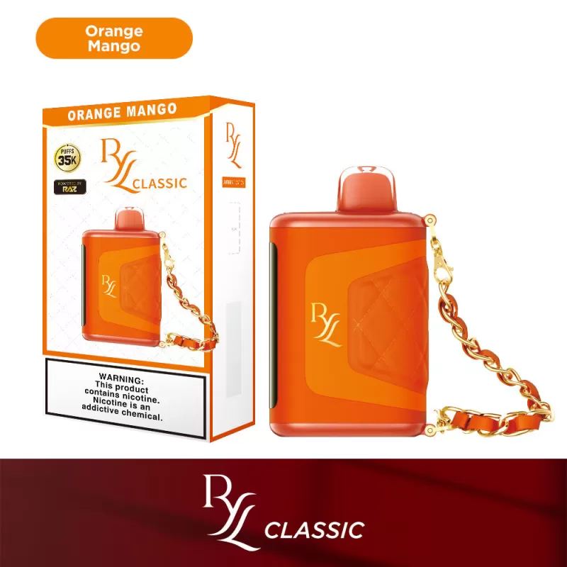 RYL Classic 35K Powered By RAZ Disposable Device - 35000 Puff - Orange Mango - Image 3