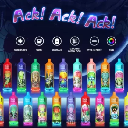 Fumot Tornado Bolígrafo vapeador desechable 9000 de 18 ml (1 pieza) hielo de uva H0XPTX34 Fumot Vape Sale