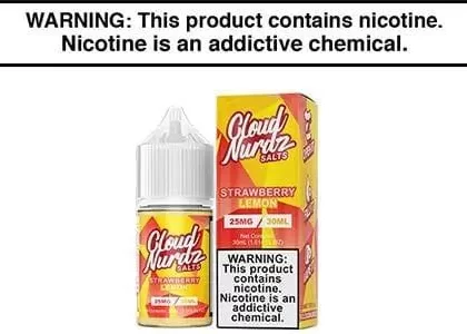 STRAWBERRY LEMON BY CLOUD NURDZ SALT TFN 30ML - Vapejuice