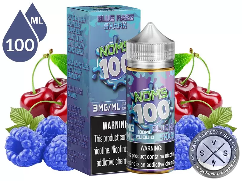 Blue Razz Shark NOMS 100ml
