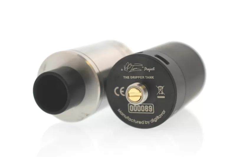 Digiflavor Pharaoh 25 Dripper 2ML Tank Atomizer - Stainless - Image 3