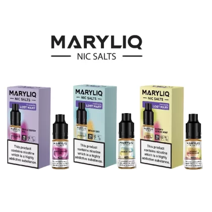 5 Mary Liq Nic Salts e Liquid 10ml – All Flavours – TPD - Vapestorm Co