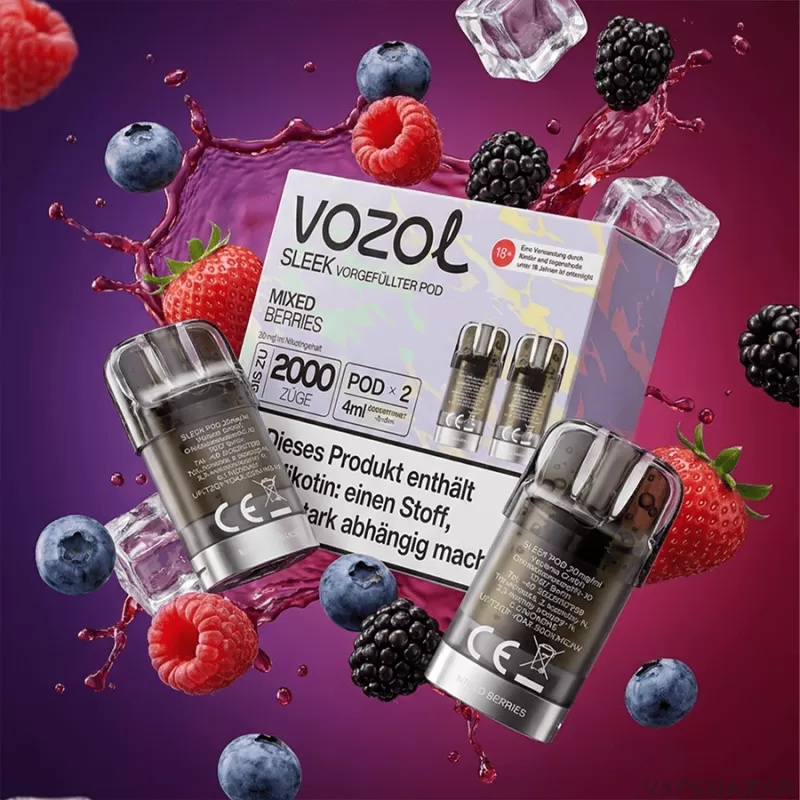 Vozol Sleek Pods – Mixed Berries