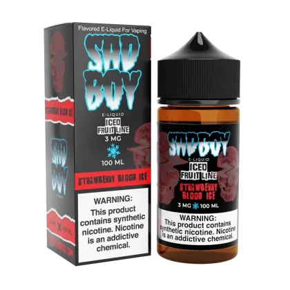 SADBOY E-Liquid - Strawberry Blood ICE 100ML - Iced Fruit Line Series