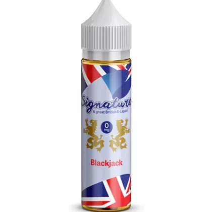 Signature Black Jack 60ml E Liquid - 3mg