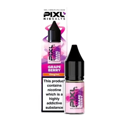 Pixl Grape Berry Nic Salt E-Liquid - 10 Pack - 20mg