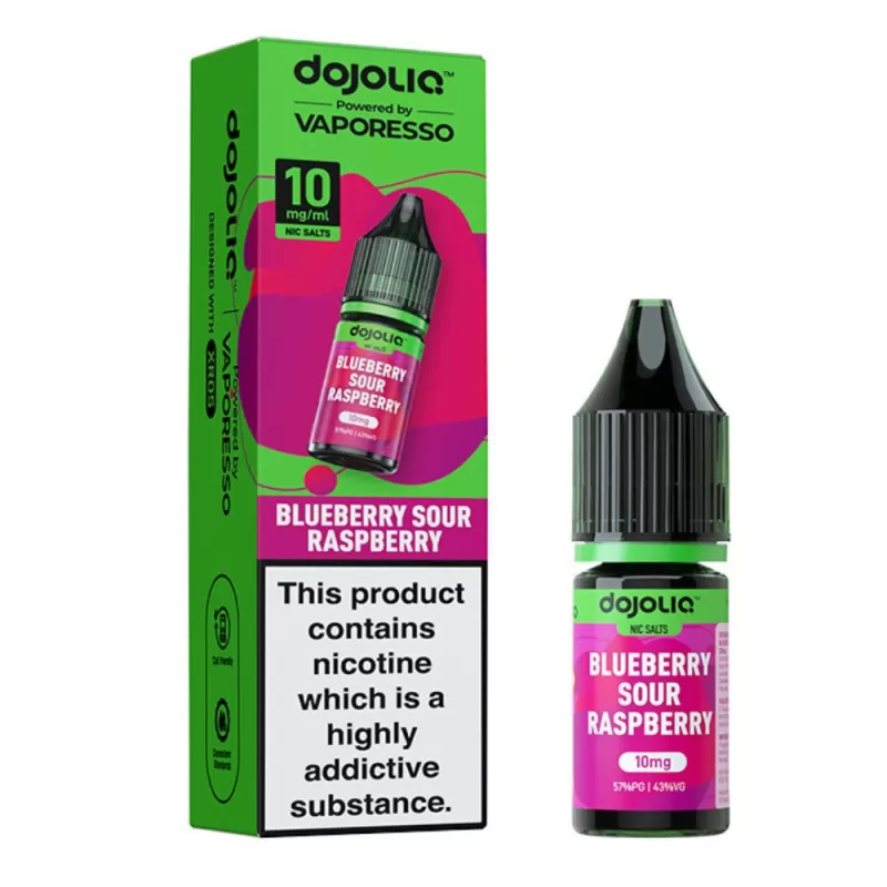 Blueberry Sour Raspberry Nic Salt E-Liquid by Dojoliq (10ml) - 20mg