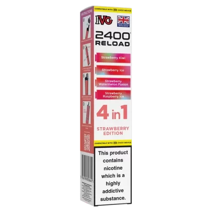 Strawberry Edition IVG 2400 Refill Pods - Vape Product