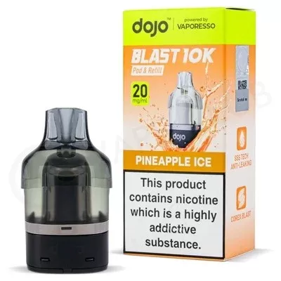 Pineapple Ice Dojo Blast 10K Refill Pack - Ecigpremium