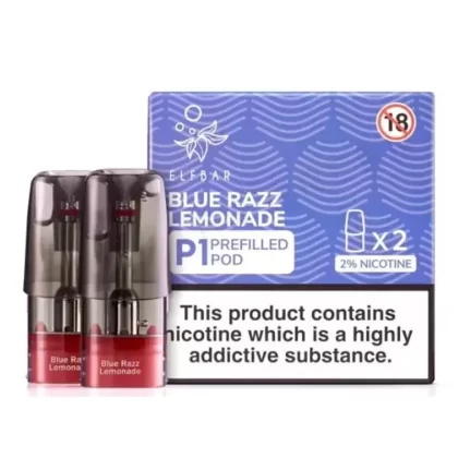 Elf Bar Mate P1 Blue Razz Lemonade Pods (2 Pack) - Ejuicewarehouse