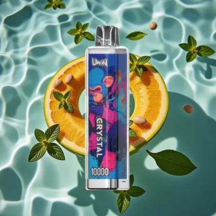 UWIN Crystal 10000 Puffs Disposable Vape Miami Mint 18ml 650mAh Type-C RGB Mesh Coil - Bangvapeaustralia