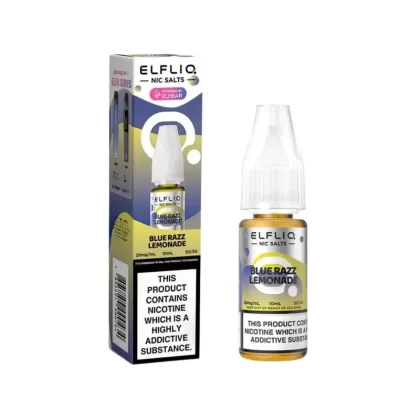 Elf Bar Elfliq Blue Razz Lemonade 10ml Nic Salt E-liquid - Vape Product, Vape Product