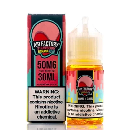 Strawberry Banana Iced Salt – Air Factory E-Juice