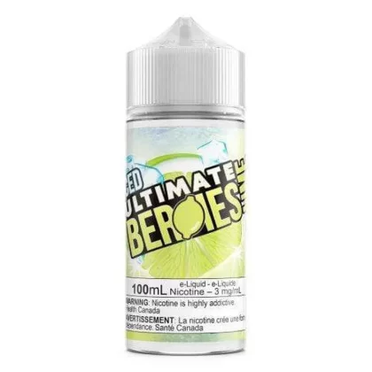 Lime By Ultimate Berries ICED – 100 ML - Nicotine#3 MG>6 MG
