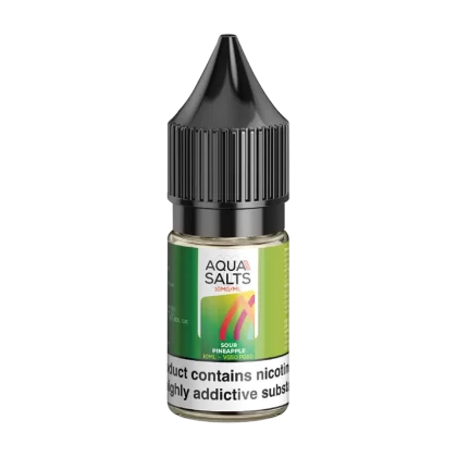 Sour Pineapple Nic Salt by Aqua Salts 10ml - 10mg - Vape Product
