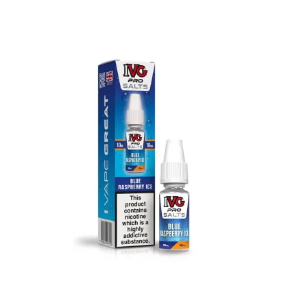 IVG Pro Salts Blue Raspberry Ice 10ml E-Liquid - 10mg
