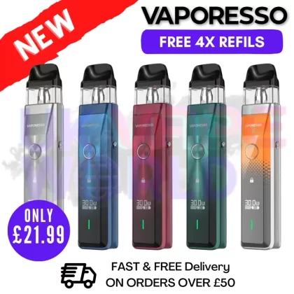 Vaporesso Xros Pro Pod Vape Kit | FREE 4X REFILS | £21.99