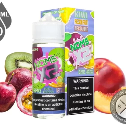 Kiwi Passionfruit Nectarine NOMS X2 120ml