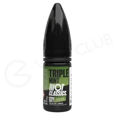 Triple Mint Hybrid Salt E-Liquid by Riot Squad - Ecigpremium