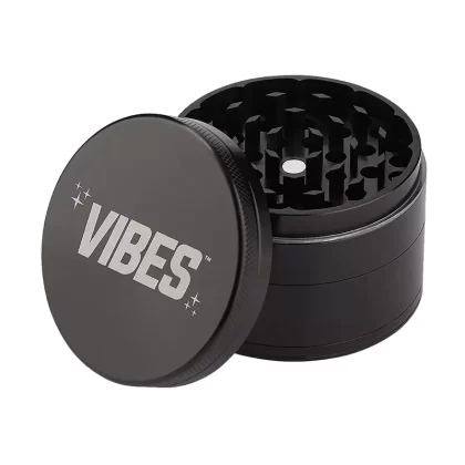 Vibes X Aerospaced 4-Piece Grinder – 62mm - Vape Store