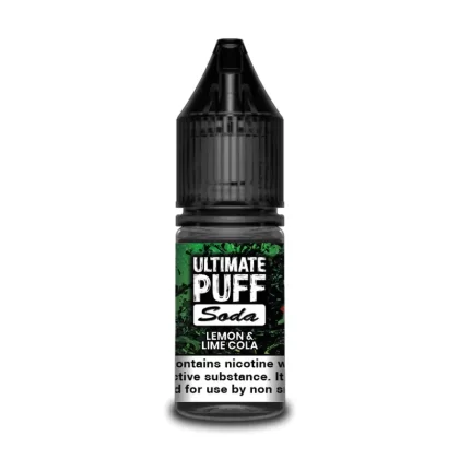 Ultimate Puff Soda Lemon and lime Cola 10ml Vape Juice - 10 Pack - Strength 18mg