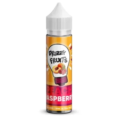 Drizzy Fruits 50ml Shortfill Peach Raspberry - Strength#0mg 50ml>0mg 50ml + 1 x 18mg Nic Shot (60ml 3mg)
