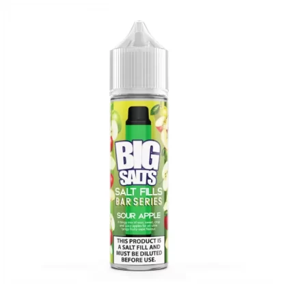 Big Salts Sour Apple – 60ml Salt Fills E Liquid - Vapourdays Co