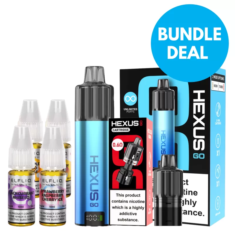 Hexus Go & 20mg Elfliq Bundle - Vape Product; Vape Product (E8EB99)