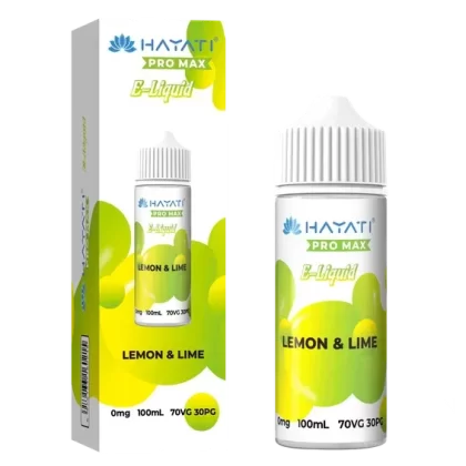 LEMON & LIME HAYATI PRO MAX E-LIQUID 100ML NO NICOTINE