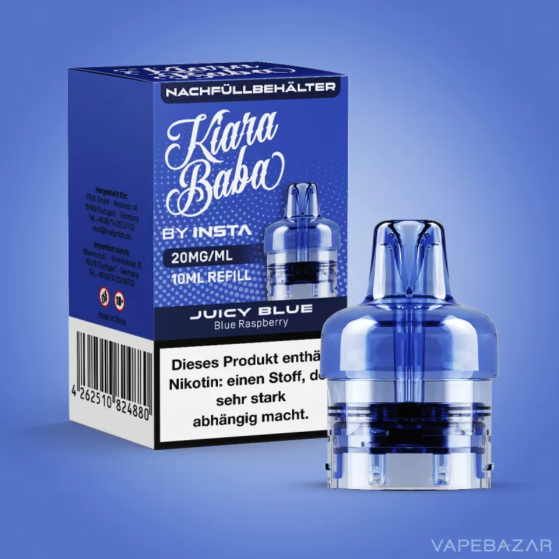 Kiara Baba Vape Pod – Juicy Blue - Blaubeere - Image 2