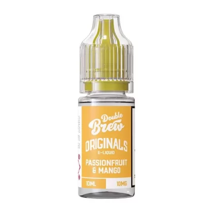 Passionfruit Mango By Double Brew Originals 10ml - Nicotine Strength#10mg (Salt)>5mg (Salt)>20mg (Salt) (C5BF65)